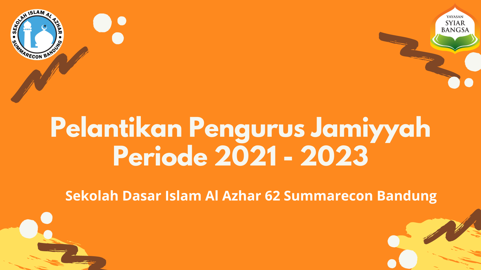 Pelantikan Pengurus Jamiyyah Periode 2021 - 2023